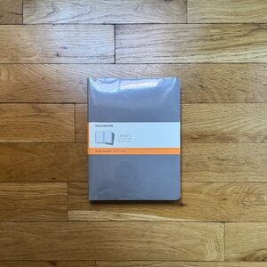 NWT Moleskine grey cahiers collection ruled journals (set of 3)
